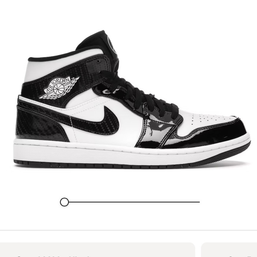 Air Jordan 1 Mid Carbon Fiber ASW sz 9.5